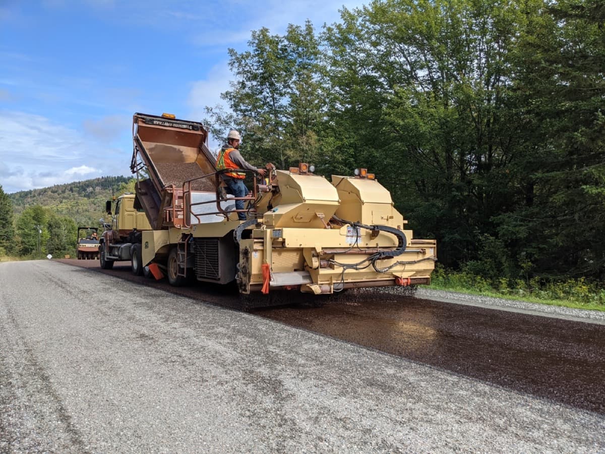 Road paving equipment